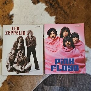 Led Zeppelin and Pink Floyd A Life In Pictures Books